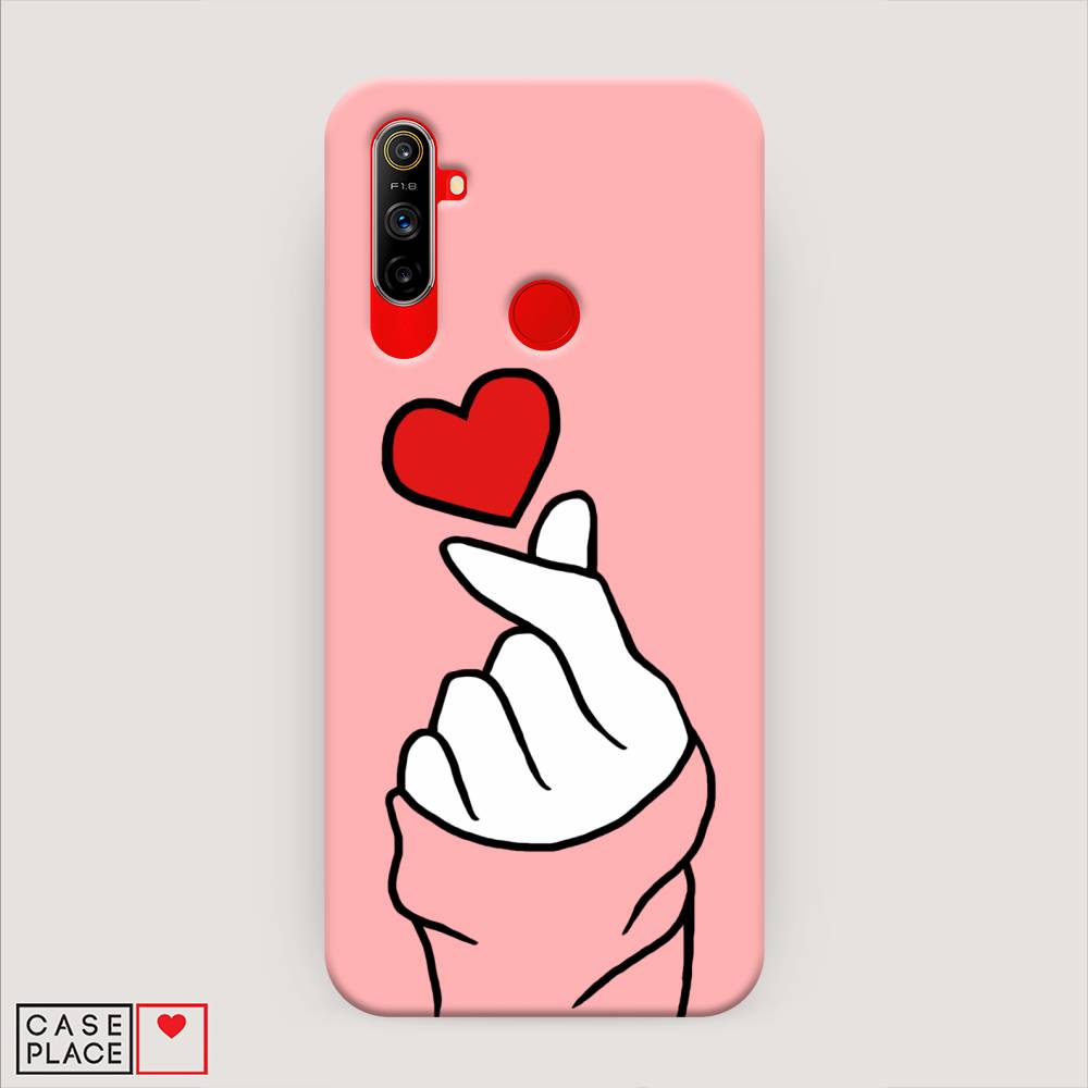 

Пластиковый чехол "Милое сердечко" на Realme C3, 253020-5
