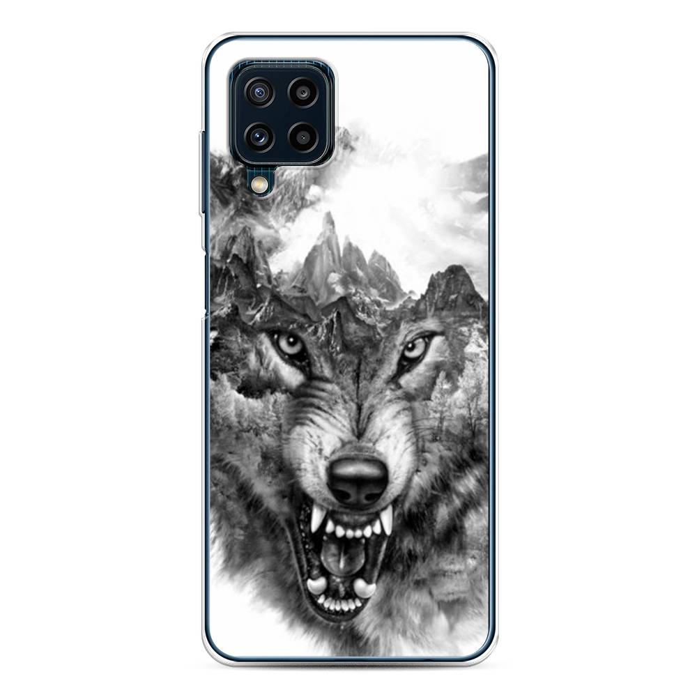 

Чехол Awog на Samsung Galaxy M32 / Самсунг M32 "Волк в горах", Разноцветный, 2103550-1