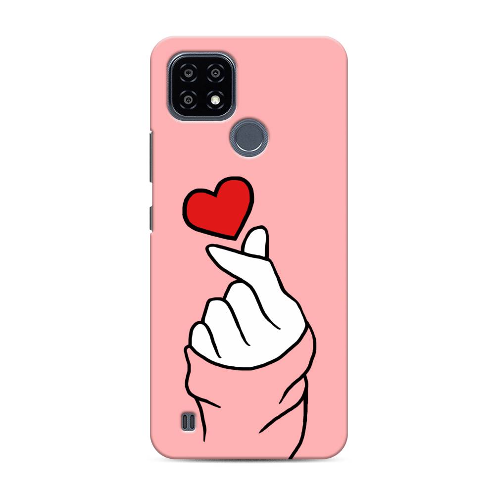 

Пластиковый чехол "Милое сердечко" на Realme C21Y, 256820-5