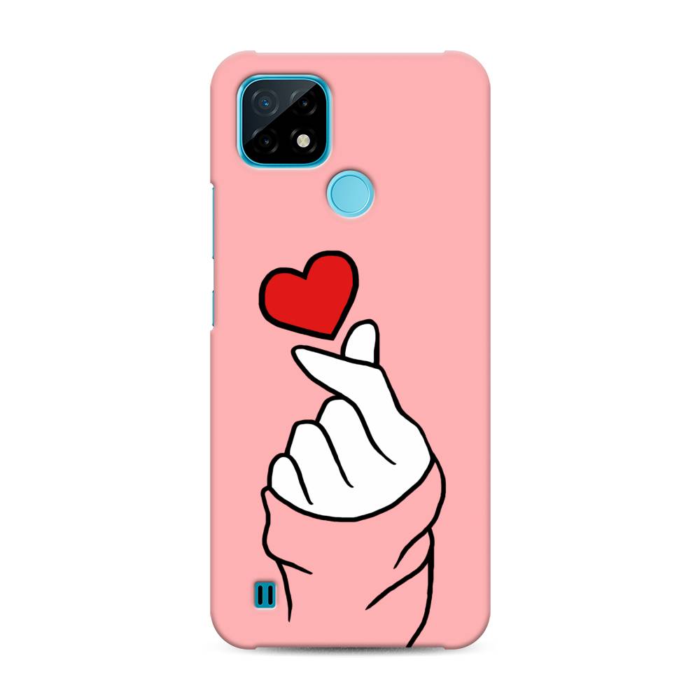 

Пластиковый чехол "Милое сердечко" на Realme C21, 254920-5