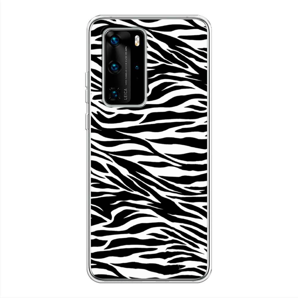 

Чехол Awog на Huawei P40 Pro "Принт зебра", Белый;серый;черный, 610950-7