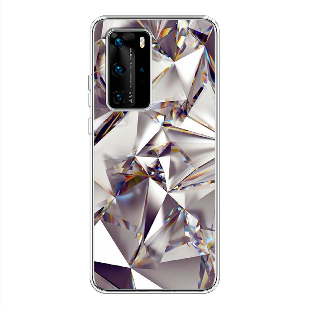 

Чехол Awog "Бриллианты" для Huawei P40 Pro, Серебристый;бежевый, 610950-7