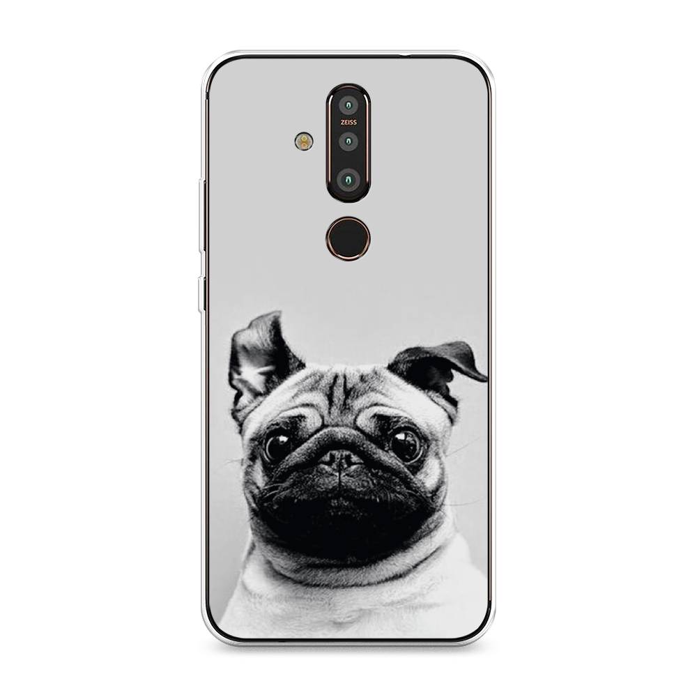 

Чехол Awog "Ушастый мопс" для Nokia X71