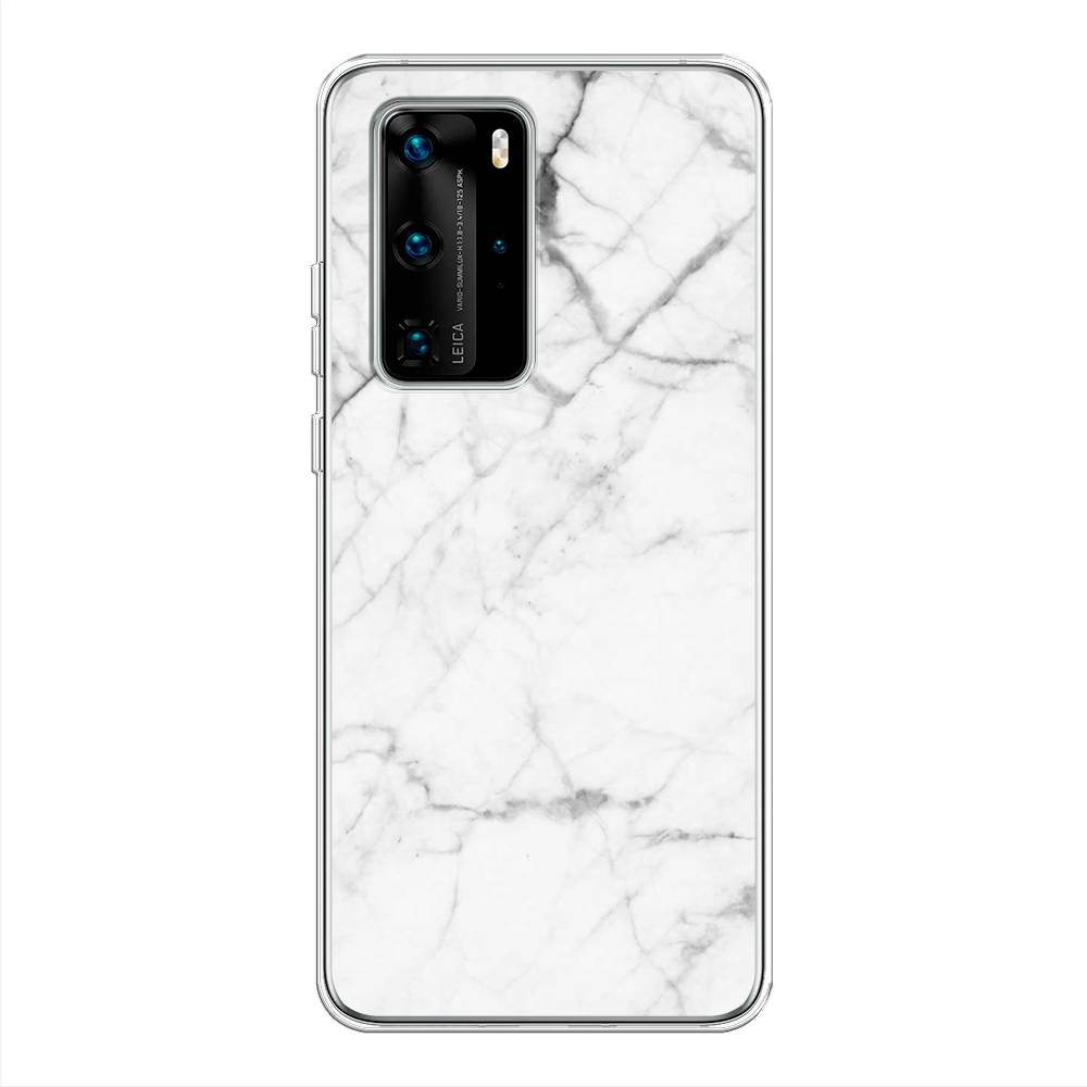 

Чехол Awog на Huawei P40 Pro "Светлый мрамор", Серый, 610950-3