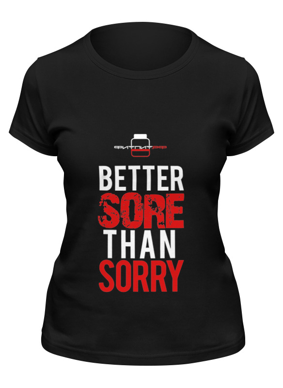 фото Футболка женская printio фитпит.рф - спортивное питание черная l