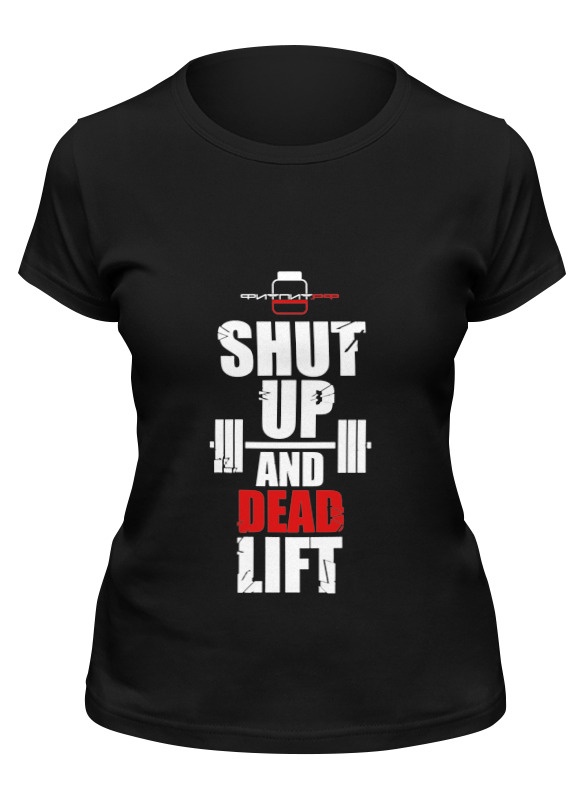 фото Футболка женская printio фитпит.рф - спортивное питание черная l