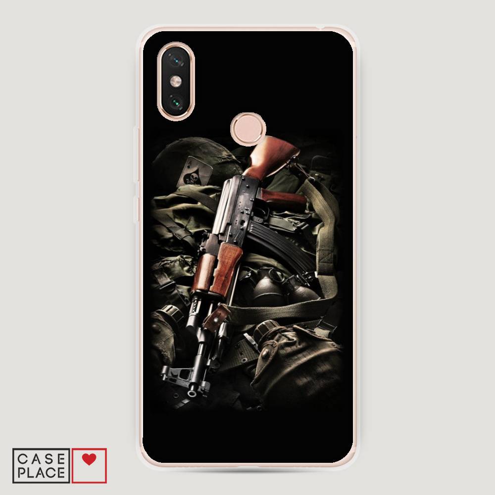

Пластиковый чехол "Автомат" на Xiaomi Mi Max 3