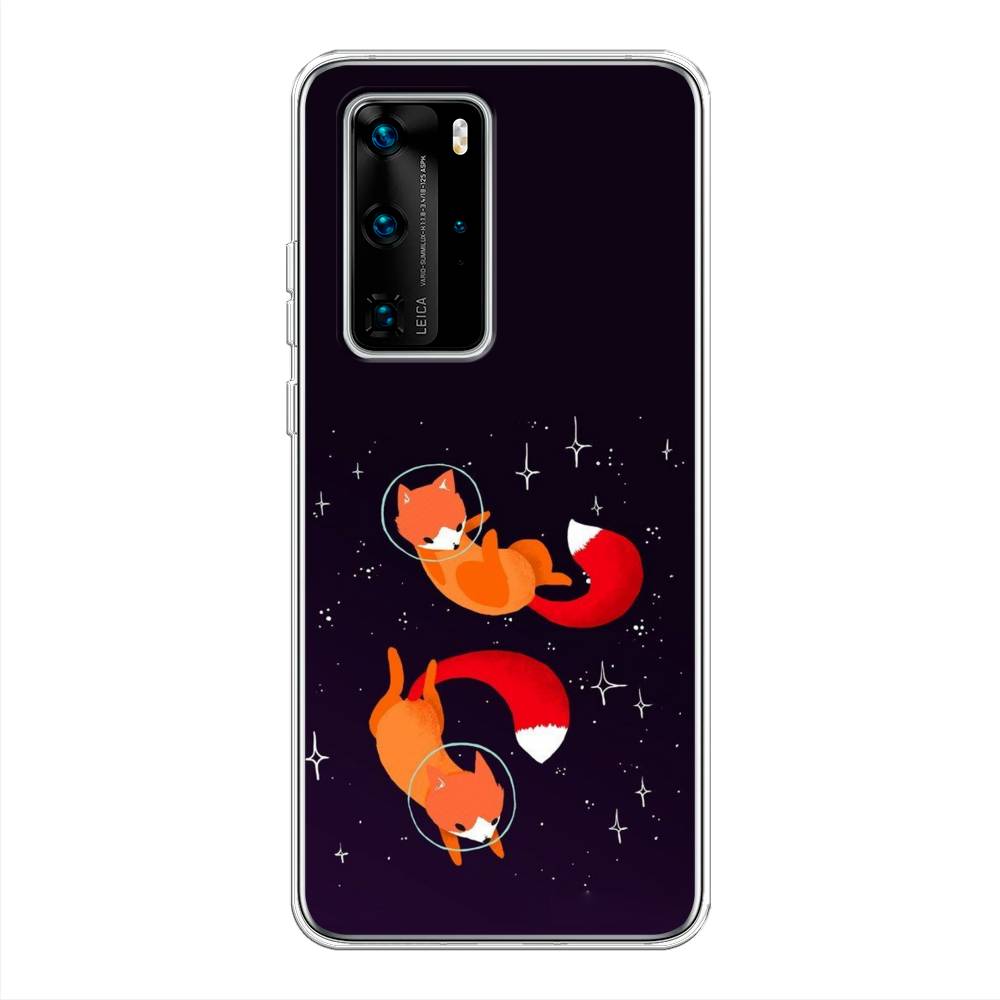 

Чехол Awog на Huawei P40 Pro "Лисы космонавты", Оранжевый, 610950-4