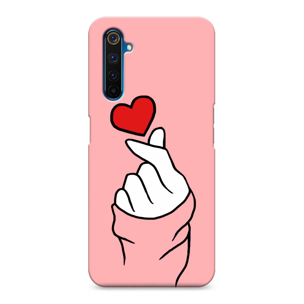 

Пластиковый чехол "Милое сердечко" на Realme 6 Pro, 252820-5
