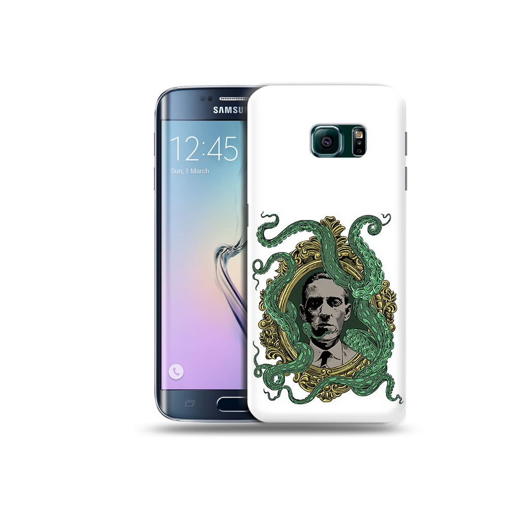 

Чехол MyPads Tocco для Samsung Galaxy S6 Edge портрет с кракеном, Прозрачный, Tocco