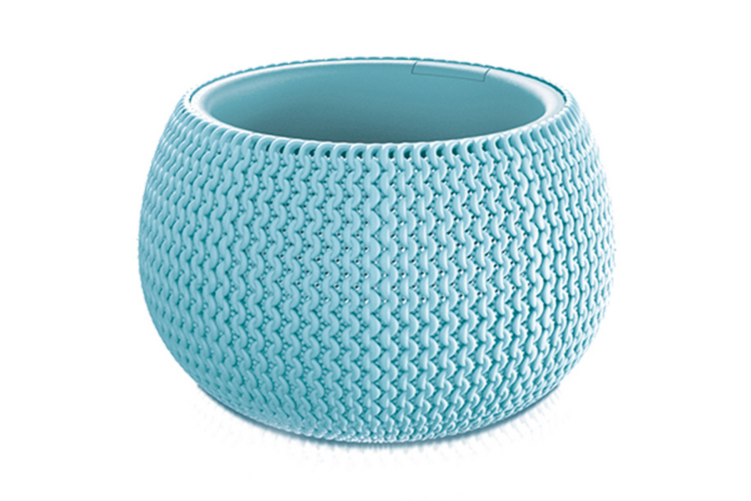 фото Кашпо для цветов prosperplast splofy bowl пластик синее 23,9 см