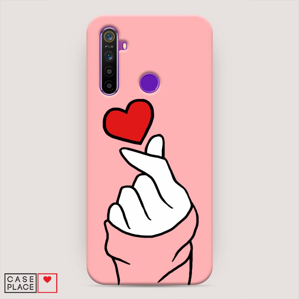 

Пластиковый чехол "Милое сердечко" на Realme 5, 251520-5