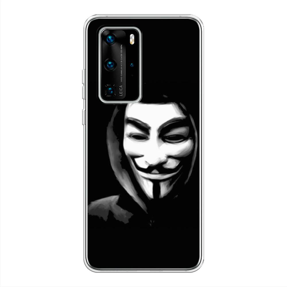 

Чехол Awog на Huawei P40 Pro "Анонимус", Черный;серый;белый, 610950-5