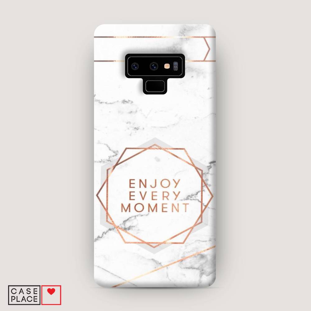 

Чехол Awog "Enjoy every moment мрамор" для Samsung Galaxy Note 9, 26320-5