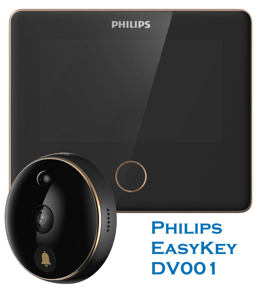 

Дверной глазок Philips Easykey DV001, диаметр 50 мм, Черный, Philips Easykey Easykey DV001