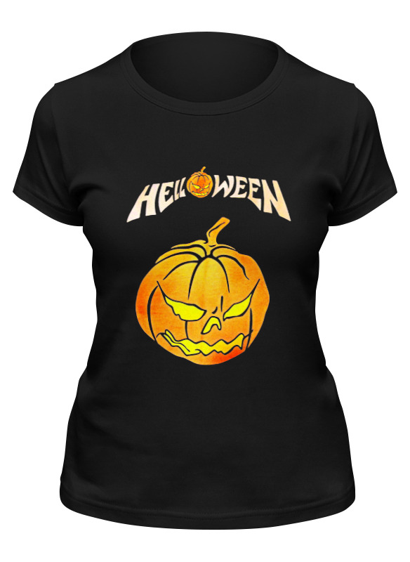 

Футболка женская Printio Helloween ( rock band ) черная L, Черный, Helloween ( rock band )