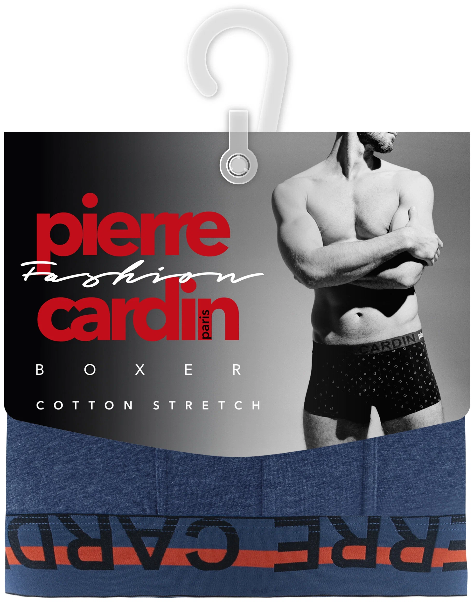 Трусы Pierre Cardin для мужчин, boxer, размер 5, Blue Melange