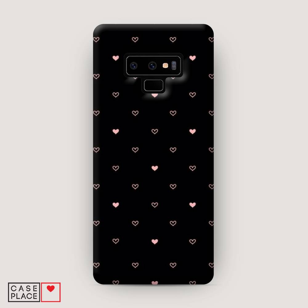 

Чехол Awog "Черный фон и сердечки" для Samsung Galaxy Note 9, 26320-2