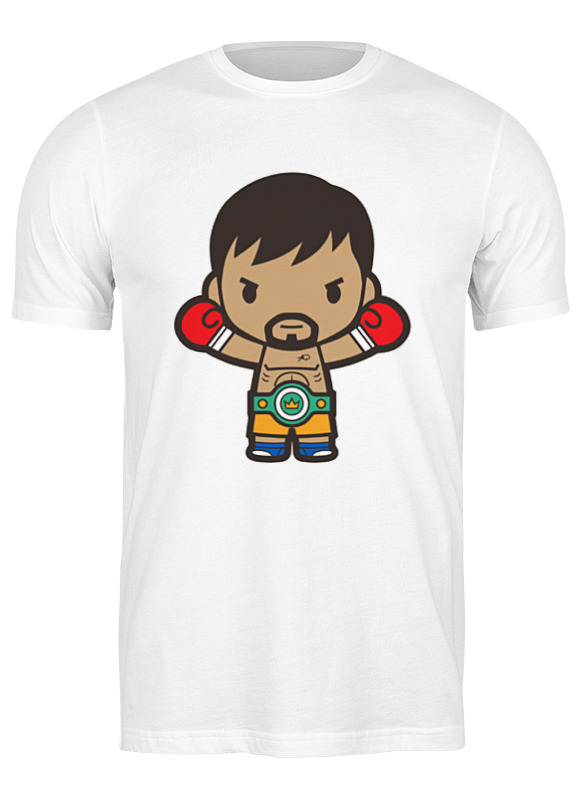 

Футболка мужская Printio Мэнни пакьяо (pacman) белая XL, Белый, Мэнни пакьяо (pacman)