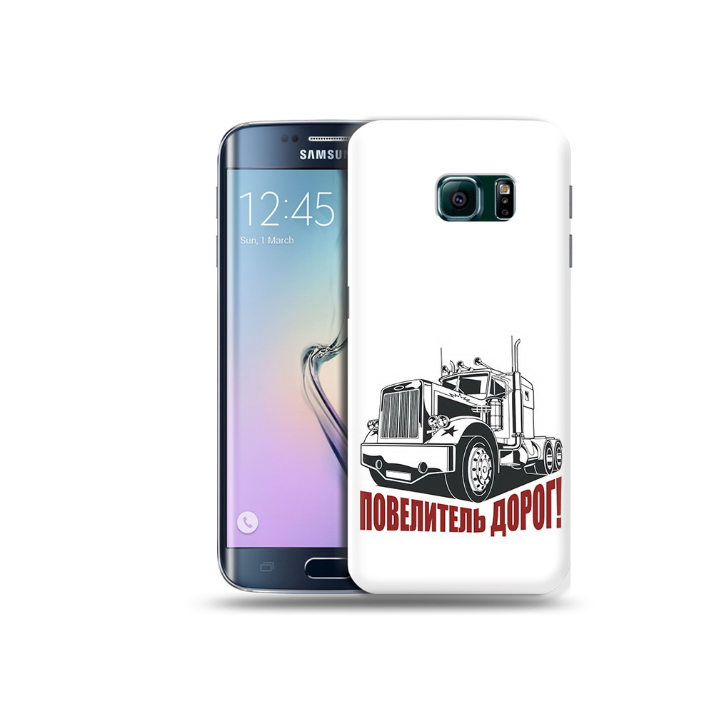 

Чехол MyPads Tocco для Samsung Galaxy S6 Edge повелитель дорог, Прозрачный, Tocco