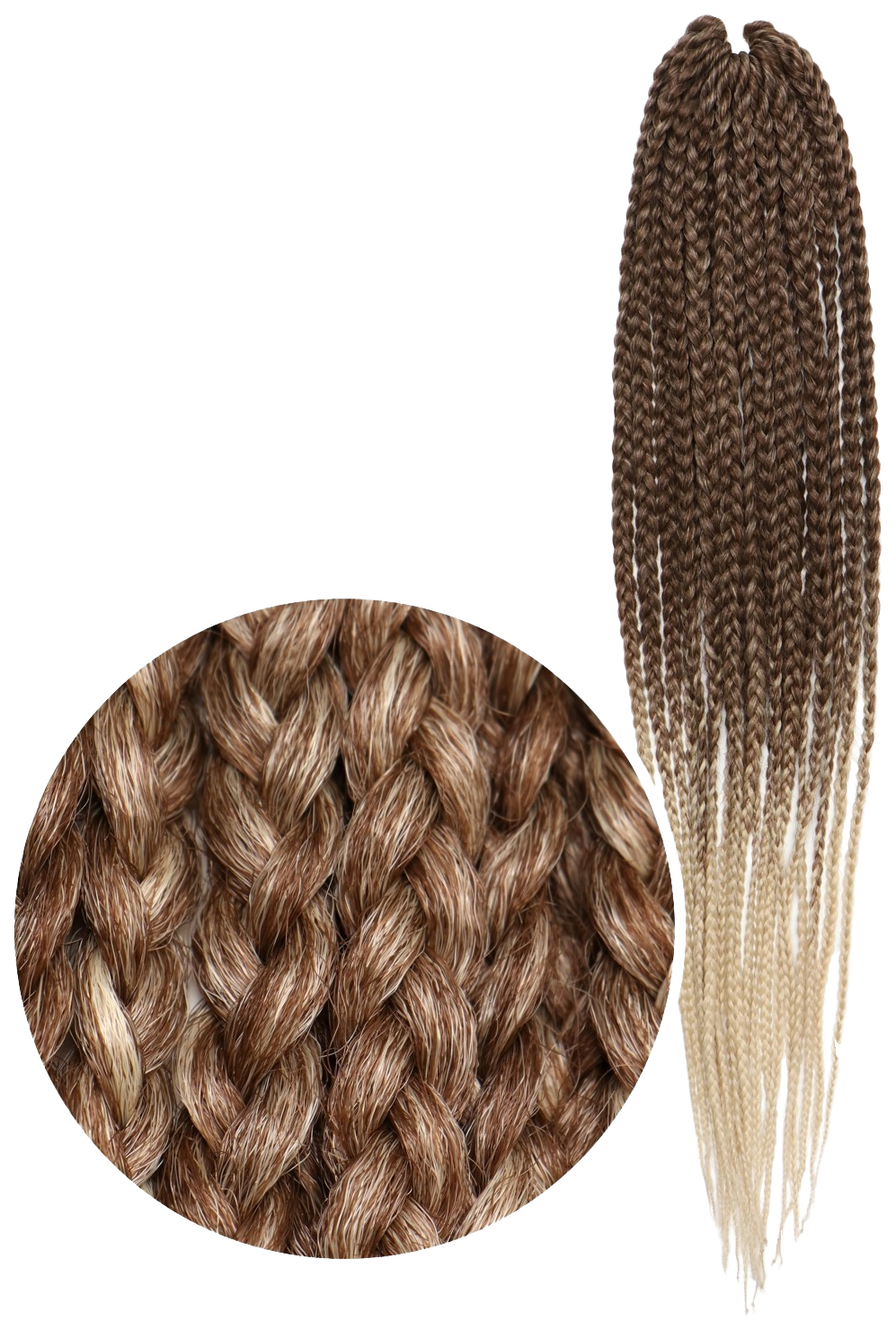 

SIM-BRAIDS Афрокосы, 60 см, 18 прядей (CE), цвет русый/молочный(#FR-13)