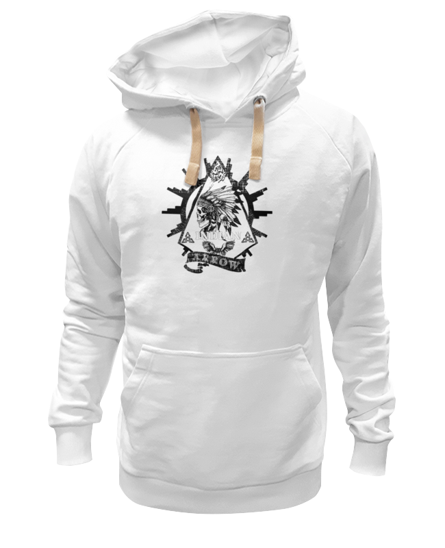 

Худи унисекс Printio Indian arrow белое XS, Белый, Indian arrow