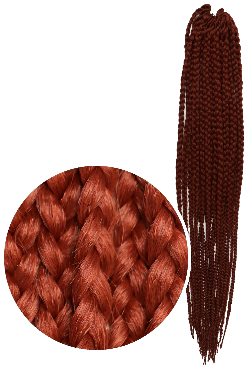 

SIM-BRAIDS Афрокосы, 60 см, 18 прядей (CE), цвет тёмно-рыжий(#350)
