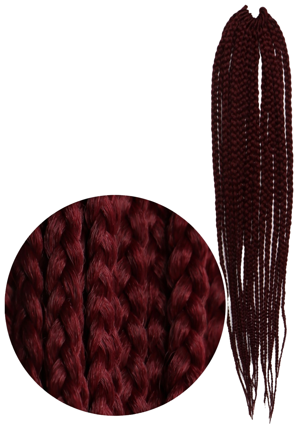 Афрокосы Queen Fair Sim-Braids CE 18 прядей 60 см цвет марсала 39К sim braids афрокосы 60 см 18 прядей ce малиновый pink