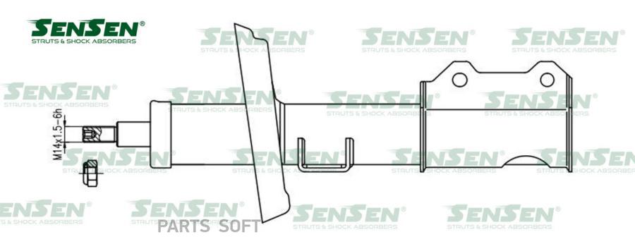 

Стойка Амортизационная Передняя R Chevrolet Cruze 09> Sensen арт. 42141603
