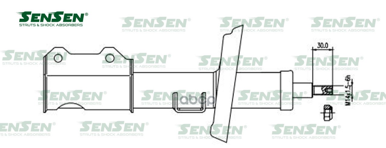 

Стойка Амортизационная Передняя L Chevrolet Cruze 09> Sensen арт. 42141604