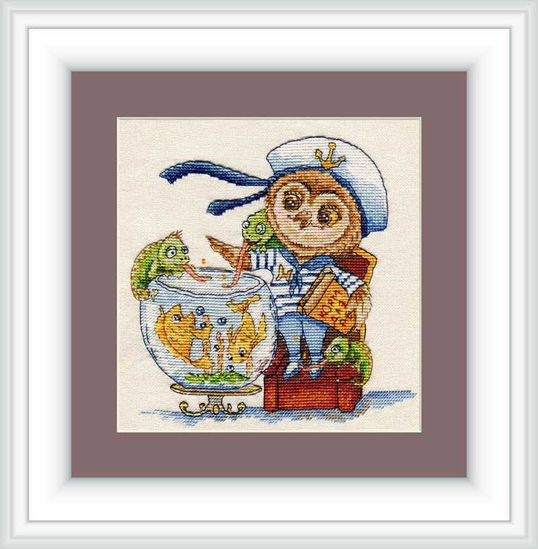 

СВ 19 Набор для вышивания Совиный гороскоп Рыбки