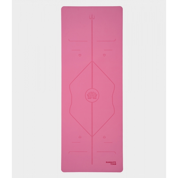 

Namaste Team Каучуковый коврик с покрытием Non-Slip Namaste Team 183*68*0,5 см - Pink