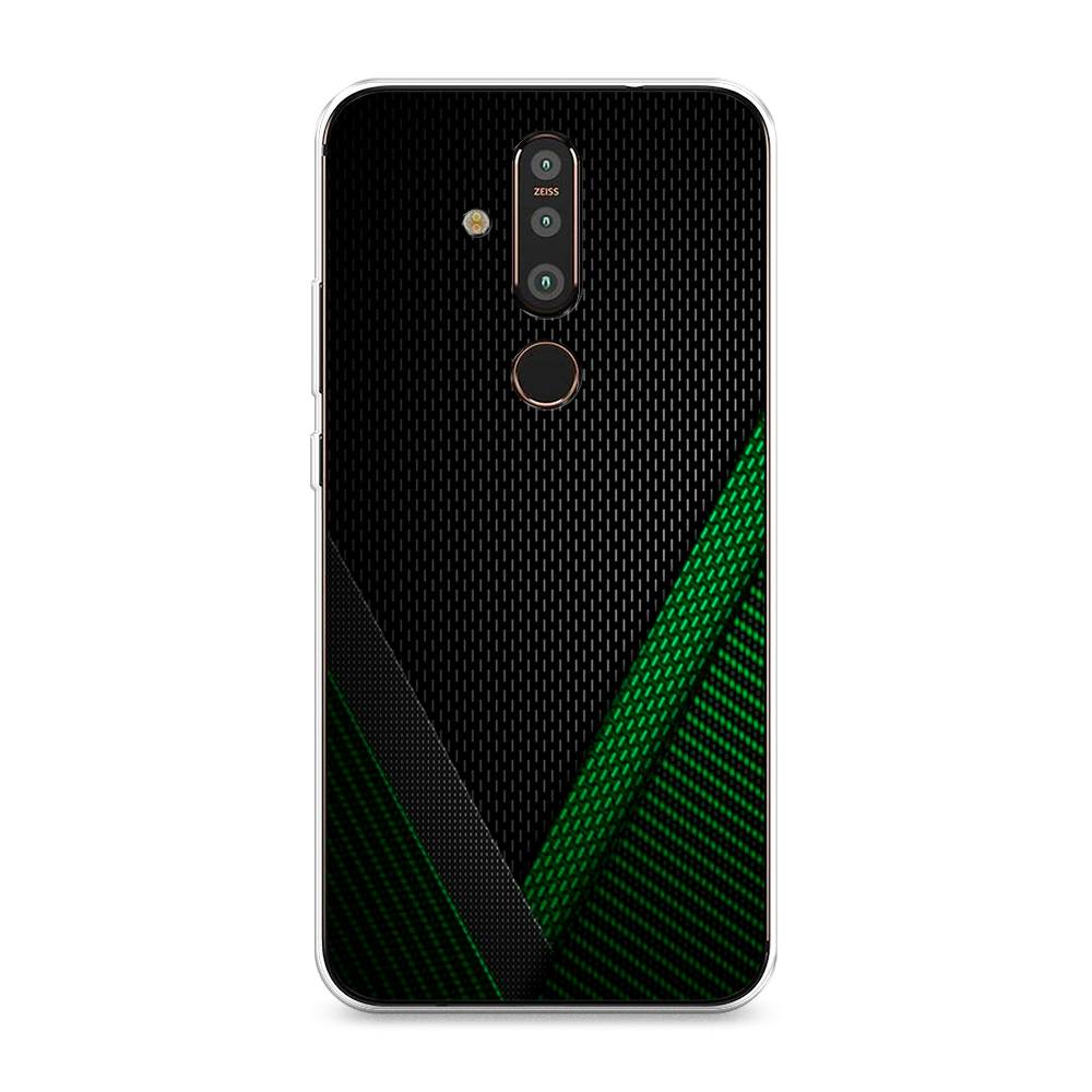 

Чехол Awog "Зеленый карбон" для Nokia X71