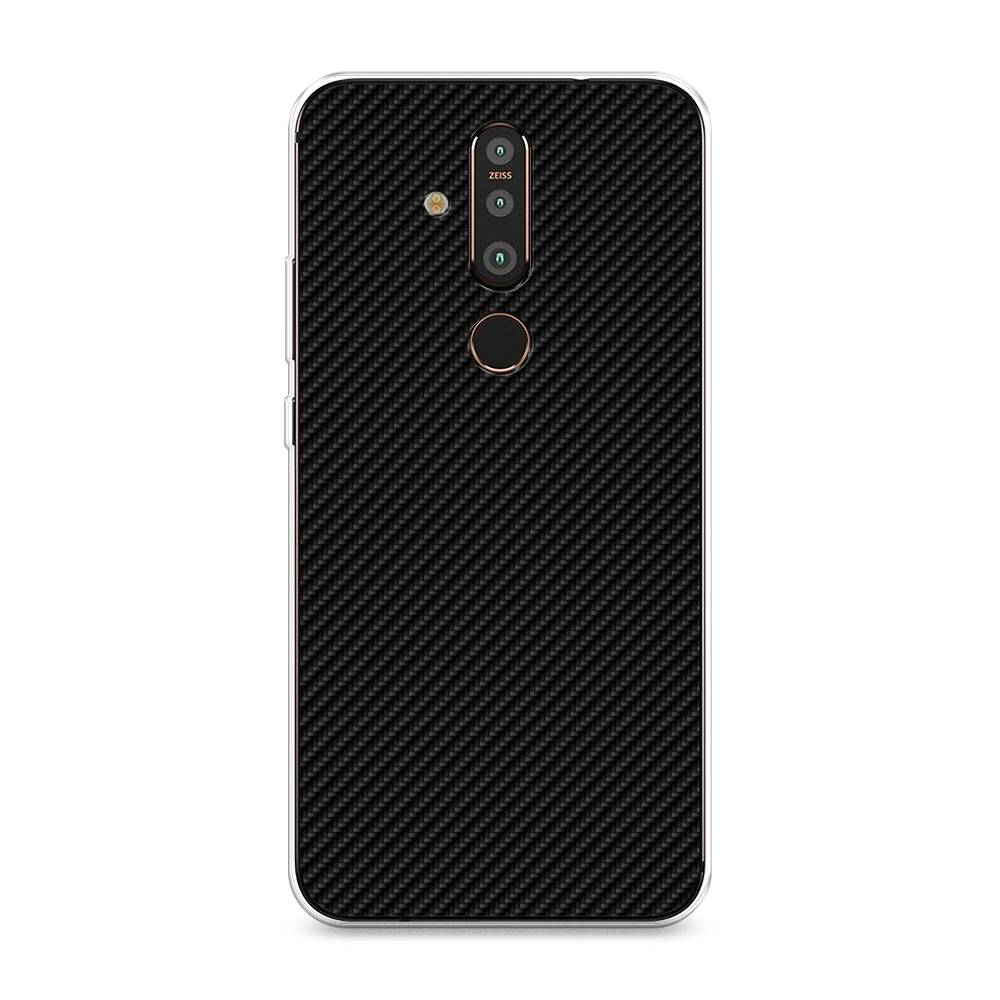 

Чехол Awog "Черный карбон" для Nokia X71