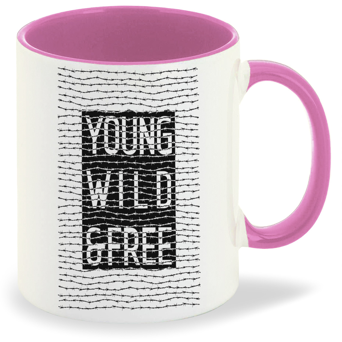 

Кружка CoolPodarok Young wild and free, Young wild and free