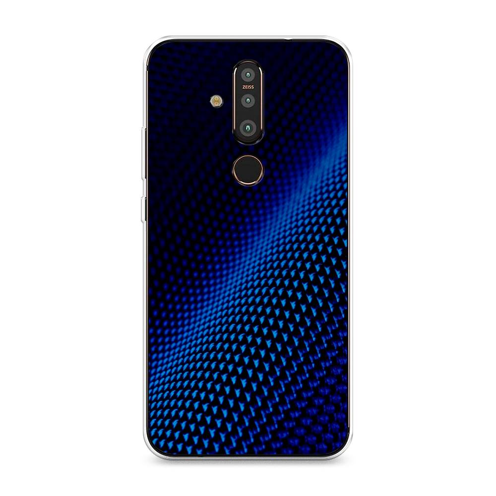 

Чехол Awog "Синий карбон" для Nokia X71