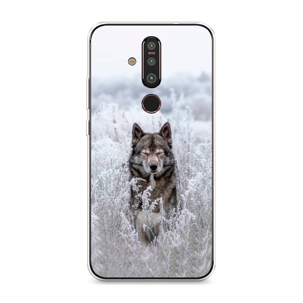 

Чехол Awog "Волк в поле" для Nokia X71