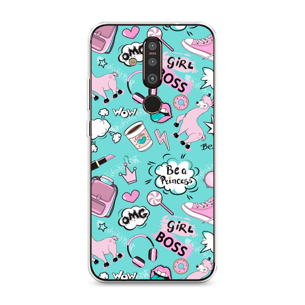 

Чехол Awog "Стильная лама" для Nokia X71