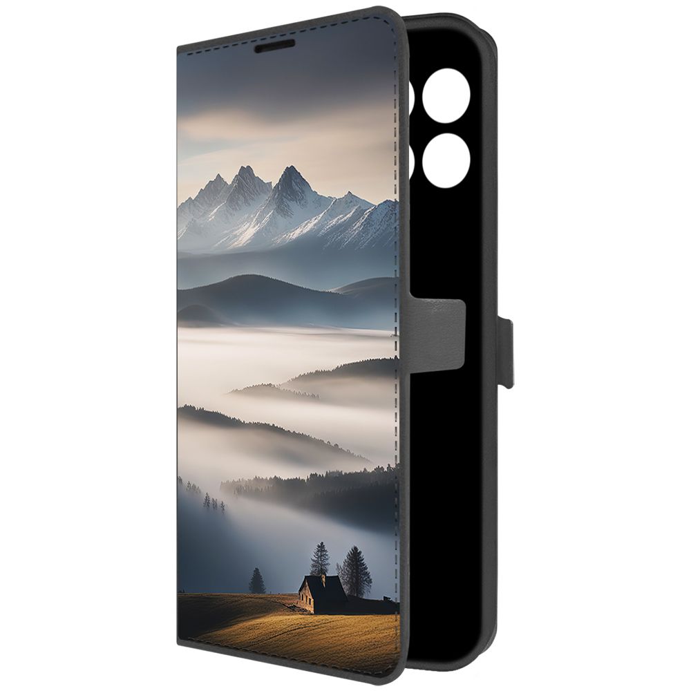 

Чехол-книжка Krutoff Eco Book для Honor X8 5G Туман (черный)