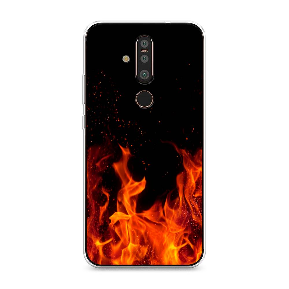 

Чехол Awog "Все в огне" для Nokia X71