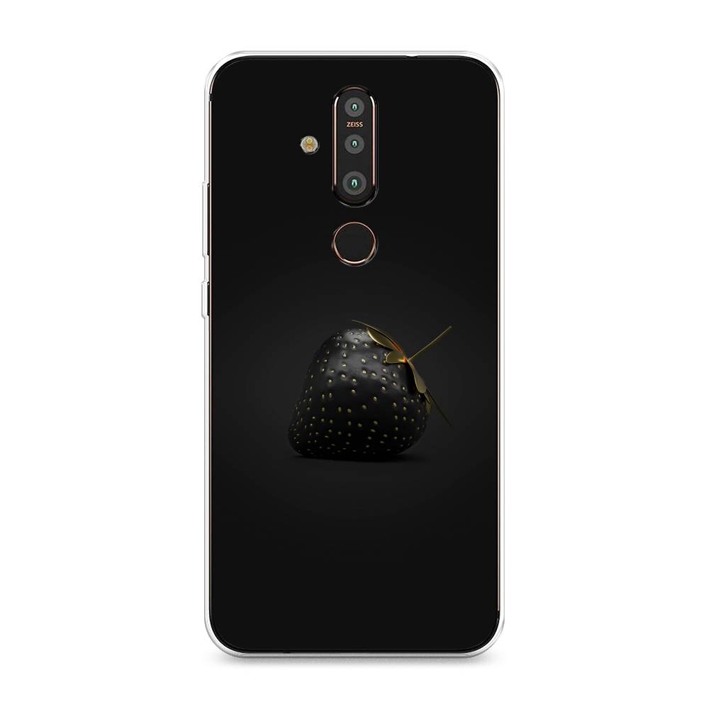 

Чехол Awog "Черная клубника" для Nokia X71