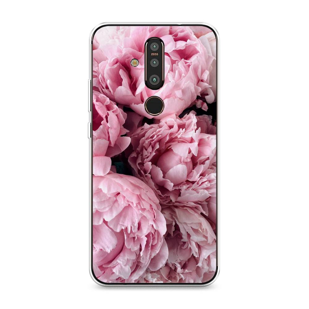 

Чехол Awog "Нежные пионы" для Nokia X71