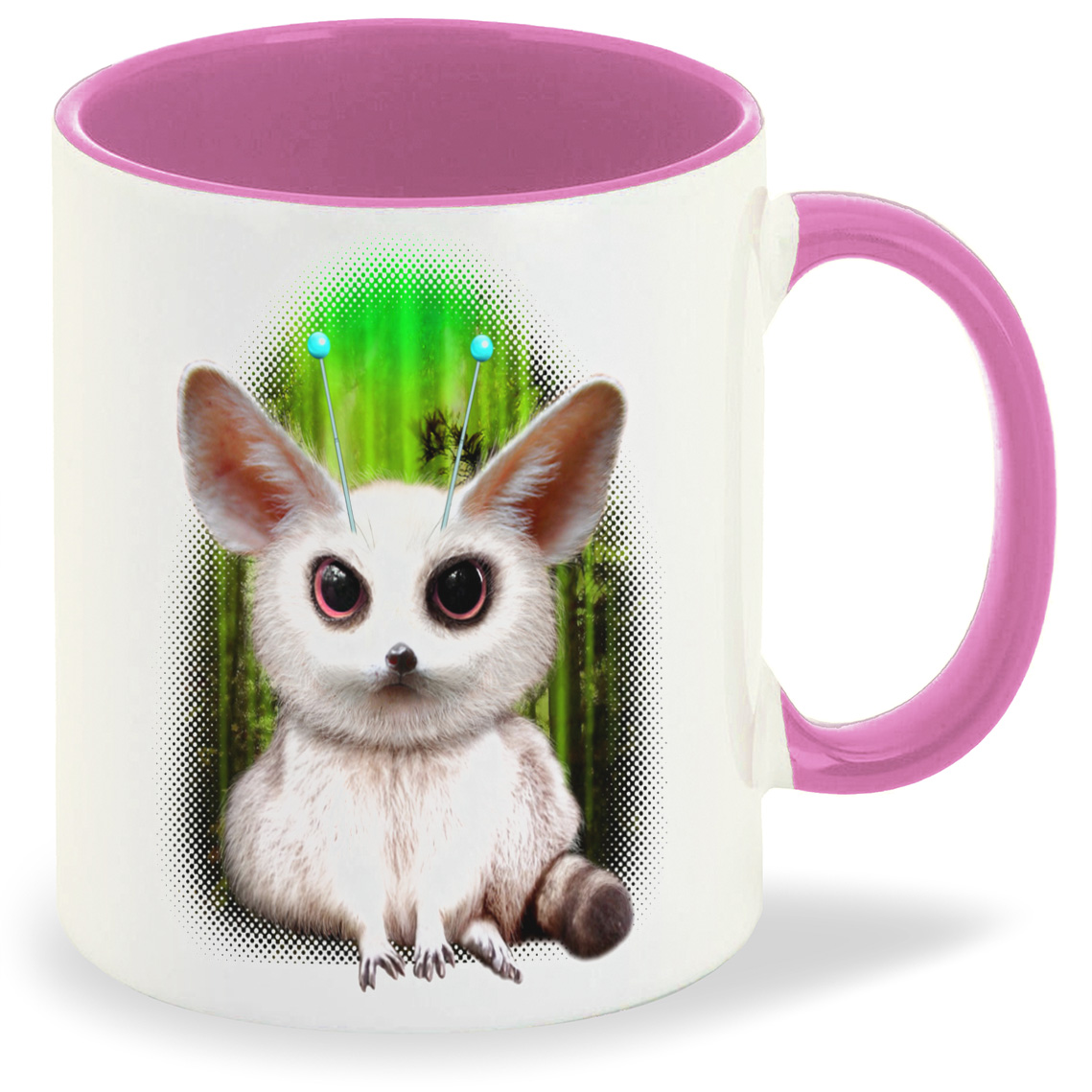 

Кружка CoolPodarok Животные Маленький лямур, Животные Маленький лямур