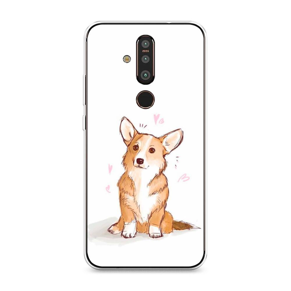 

Чехол Awog "Корги любовь" для Nokia X71