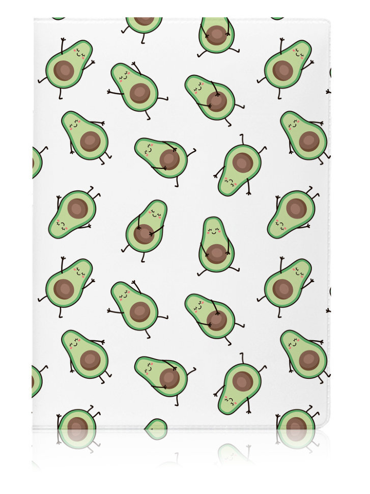 

Обложка для паспорта унисекс Avocado белая, Белый, Avocado