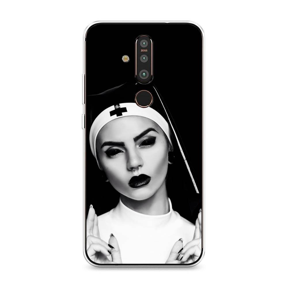 

Чехол Awog "Черная монашка" для Nokia X71