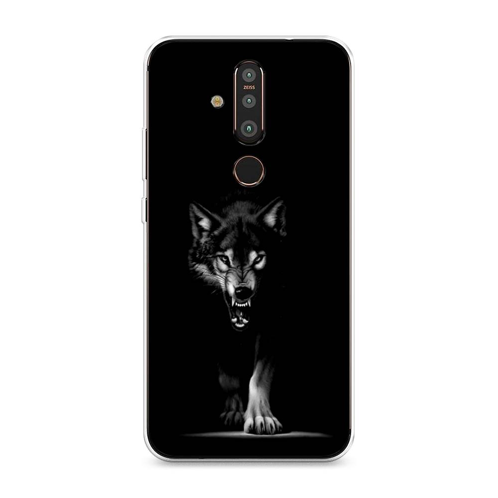 

Чехол Awog "Волк выходит из ночи" для Nokia X71