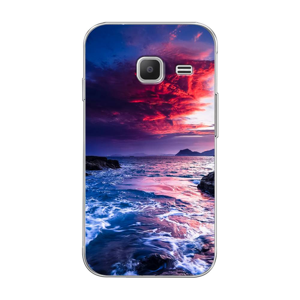 

Чехол Awog на Samsung Galaxy J1 mini 2016 / Самсунг J1 mini 2016 "Волны 1", 22250-4