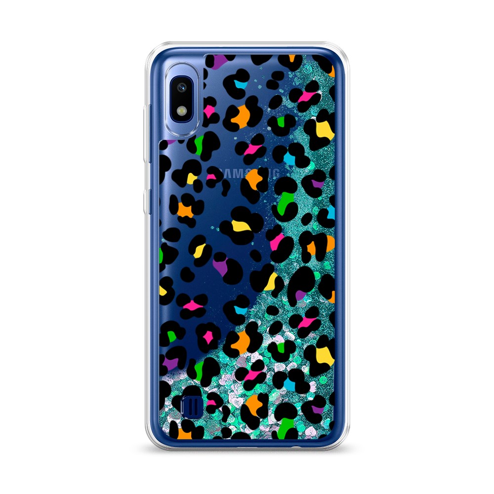 

Жидкий чехол с блестками "Яркий леопард" на Samsung Galaxy A10