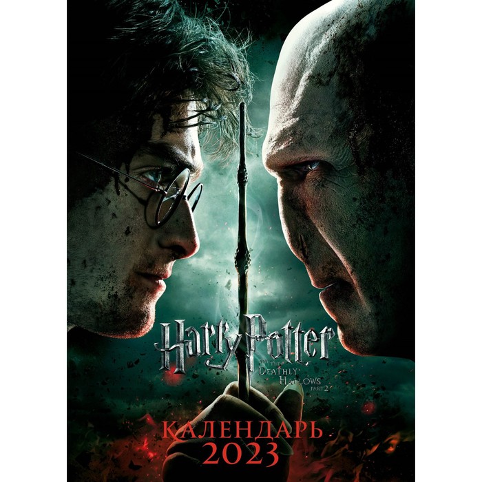 

Настенный календарь-постер Гарри Поттер 2023 год, 31,5х44 см